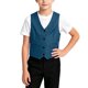 thumbnail image 4 of Odeerbi Chaqueta de Traje de Niños Con Cuello En V Chaqueta de Botón Con Bolsillos Chaqueta de Vestido Formal Para La Fiesta de Boda, 4 of 7