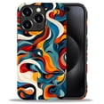 thumbnail image 2 of FKBRCL4U Compatible with iPhone 15 Pro Case, Swirling Colors Abstract Shapes Psychedelic Pattern for Girl Full Body Design Soft Silicone Drop Shock Scratch Protection for iPhone 15 Pro, 2 of 7