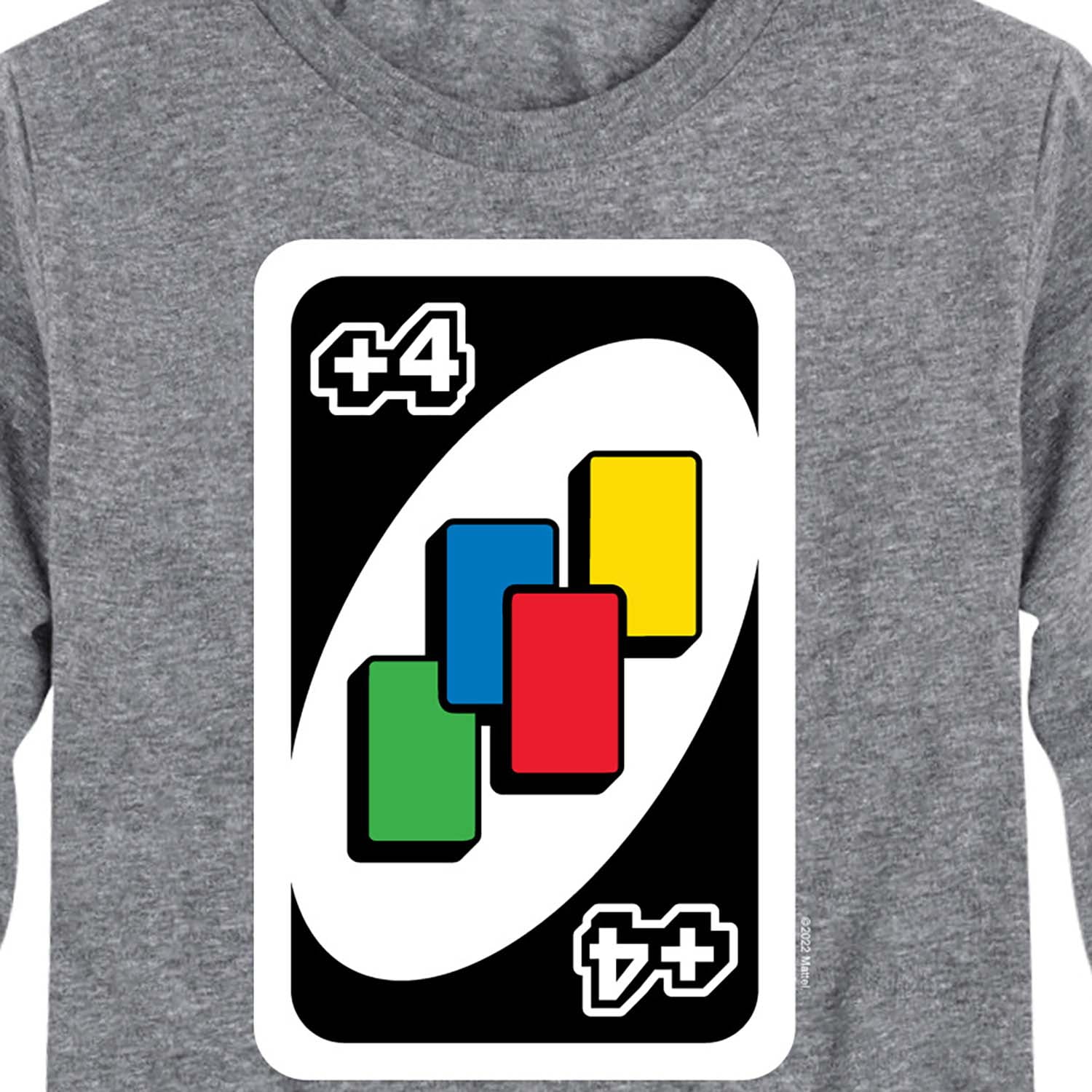 UNO - Draw Four - Toddler And Youth Long Sleeve Graphic T-Shirt