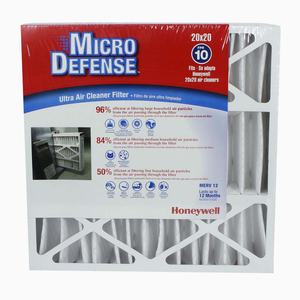 Honeywell Air Filter Ultra Efficiency CF200A1024/U, 20x20x4.5 Merv 12