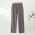 thumbnail image 2 of Kaemgyyd Women's Comfy Pajama Pants Casual Loose Elastic Waist Pj Bottoms Loungewear Fashion Plaid Wide Leg Trousers, 2 of 3