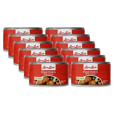 Loma Linda - Plant Based - Fried Chik'n with Gravy (13 oz.) (Pack of 12) - Vegetarian