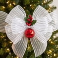 thumbnail image 5 of JeashCHAT Metal Mesh Ribbon with Foil, 10.23 inch x 32.81 feet Each Roll, Deco Mesh Ribbon for Christmas Tree, Wreaths, Swags, Centerpieces Decorating and Gift Wrapping, 5 of 6