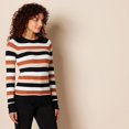 thumbnail image 2 of walmart Essentials Chandail à Col Rond à Manches Longues pour Femmes, Coupe Classique, Toucher Doux, 2 of 7