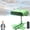 Green, variant on Breezel for Hot Sleepers, Breezel Bed Cooling Fan, Directed Airflow Conveyance with Adjustable Supports, Silent Operation with Cordless Power Supply and Five-Speed Adjustment, Ideal for Indoor