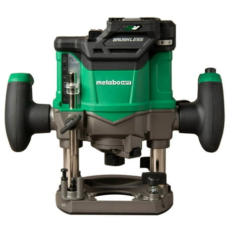 Metabo HPT Cordless Plunge Router  36V Variable Speed Router  Up to 46 Feet per Minute  Lightweight Design  LED Work Light  2020 Pro Tools Innovation Award Winner  Tool Body Only  M3612DAQ4