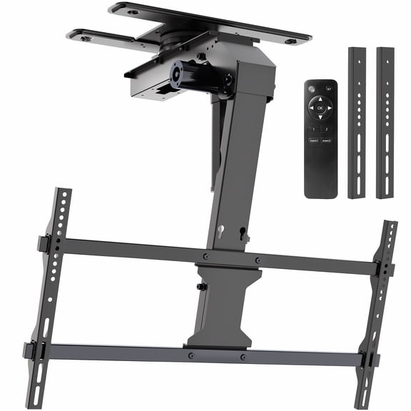 VIVO Electric Flip Down and Swivel Ceiling TV Mount for 37 to 86 inch Screens