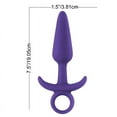 thumbnail image 5 of Inya Prince Plug Anal en Silicone, Moyen, Violet, 5 of 5
