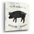 thumbnail image 2 of Epic Art 'Le Cochon Silhouette Sq Words by Courtney Prahl, Acrylic Glass Wall Art, 12"x12", 2 of 8