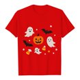 thumbnail image 4 of Halloween Graphic Tennis T Shirt Holiday Themed Print Tee Casual Wear For Men Daily Outfit, 4 of 4