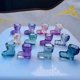 thumbnail image 1 of Venta al por mayor de diversas formas de tallas de fluorita, pequeñas piezas talladas para regalos y souvenirs, 1 of 4