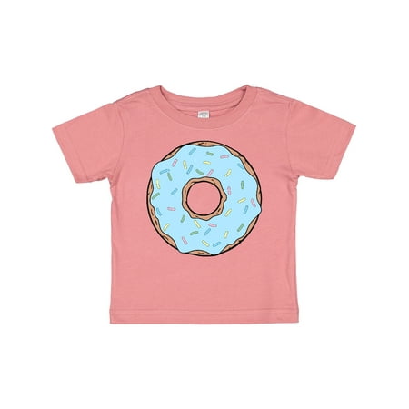 

Inktastic Blue Donut Doughnut Icing Sprinkles Frosting Gift Baby Boy or Baby Girl T-Shirt