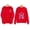 A160 Red, variant on JOANKDMI Women's Boxing Gloves Pink Ribbon Hoodies Breast Cancer Awareness Graphic Pullover Sweatshirt Long Sleeve Pocket Drawstring Activewear Fight Like a Girl