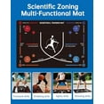 thumbnail image 5 of Portable Basketball Training Mat - Non-Slip Footwork Agility Mat for All Ages & Skill Levels, Durable Basketball Footwork Training Equipment to Improve Speed, Strength, Coordination, 5 of 6