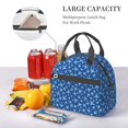 thumbnail image 5 of Uemuo Airplanes in the Sky Printed Lunch Bag Lunch Box Reusable Insulated Lunch Tote Bag, Leakproof Thermal Cooler Sack Food Handbags Case High Capacity, 5 of 5