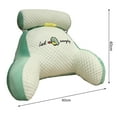 thumbnail image 4 of HEVIRGO Bed Rest Reading Pillow with Arm Support Cartoon Print Detachable Backrest Support Sofa Couch Pillow Cushion, 4 of 11