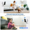 thumbnail image 4 of 2K Security Cameras Wireless Outdoor, Battery Powered WiFi Camera for Home Security with Spotlight & Siren Alarm, 2-Way Audio & Color Night Vision, IP66 Weatherproof & AI Detection, Cloud/SD Storage, 4 of 8