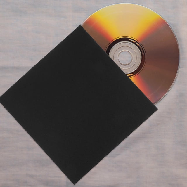 unbranded 20Ud Cubiertas Negras Para Cd Y Dvd Prácticas Para Almacenamiento Y Protección Diaria
