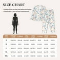 thumbnail image 5 of Uemuo Tulips Flowers Pattern Womens Pajama Sets,PJ Set for Women,Pajamas for Women Logo,Long Sleeve Pajama Set for Women,Soft Long Sleeve Top With Pants-, 5 of 9