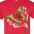 thumbnail image 4 of Inktastic Watermelon Butterfly T-Shirt, 4 of 5