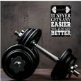 thumbnail image 5 of Fitness Motivational Metal Sign IT Never Gets Easier You Just Get Better 8x12 Inch Aluminum Poster Gym Wall Art Decor for Home Garage Man Cave Workout Room Office Bar Cafe, 5 of 8