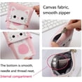 thumbnail image 3 of Trousse Télescopique en Toile, Motif Chat Mignon, 3 of 5