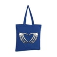 thumbnail image 2 of Awkward Styles Hand Skeleton Heart Tote Bag Skull Summer Bags Skull Accessories Gothic Gifts for He Dia de Los Muertos Accessories, 2 of 5