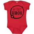 thumbnail image 3 of Inktastic My 1st Rakhi Bracelet, Raksha Bandhan Boys or Girls Baby Bodysuit, 3 of 5