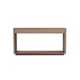 thumbnail image 5 of Hassch Contemporary Wood Console Table with 2 Storage Drawers, 59.8" Long Entryway/Sofa Table behind Couch, Easy Assembly, Walnut, 5 of 8