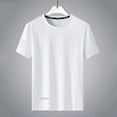 thumbnail image 6 of yillto Men Big and Tall Shirts Quick Dry Lightweight Athletic Running Tshirts Summer Breathable Tees, 6 of 7