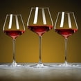 thumbnail image 2 of Juego de copas de vino grandes, decantador de ombligo de cristal creativo para el hogar, copa de uva, 2 of 4