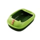 thumbnail image 3 of Caja de arena para gatos con parte superior abierta, jaula para orinal, bandeja grande, caja de arena, contenedor de arena Base Verde42X28X16CM jinwen Bandeja de arena para gatos, 3 of 8