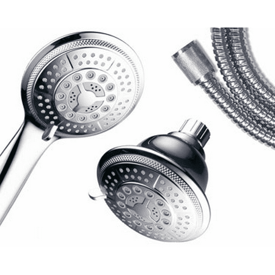 Hydroluxe Full Chrome 24 Function Ultra Luxury 3 Way 2 In 1 Shower Hydroluxe Full Chrome 24 Function Ultra Luxury 3 Way 2 In 1 Shower Head Handheld Combo Com