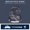 thumbnail image 5 of FORMRS Unisex School Backpack 17" Student Travel Bag with Laptop Compartment, Beige Astronaut, 5 of 7