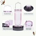 thumbnail image 3 of Kingsyard Colorful Glass Water Bird Feeder Wild Bird Feeder for Outdoors Hanging Large Capacity, 3 of 8