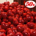 thumbnail image 2 of 50/10 piezas de globos de látex inflables con forma de corazón rojo para decoración de San Valentín, bodas, fiestas, aniversarios, suministros al por mayor, 2 of 5