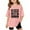 M907 Pink, variant on Tfken Summer Girls Tshirts Crew Neck Half Sleeve Print Tops Daily Wear Fashion Comfortable Shirts Black Size 3-4 Years