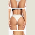 thumbnail image 3 of Womens Sexy, Comfortable, and Traceless Ice Silk V-Waist Triangular Underwear, 3 of 3