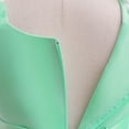 thumbnail image 3 of SERTG Girls Dress Floral Sheer Sweep Train Halloween Sleeveless Round Neck Role Play Outfit for Big Kids 4-10 Years(Green,4 Years), 3 of 9