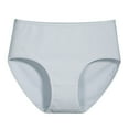thumbnail image 2 of womens Undersated Cotton Full Coverage Brief Panty Gray XL, 2 of 3