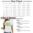 thumbnail image 4 of ameIAEA T-Shirts de la Saint-Patrick pour Femmes Manches Courtes T-Shirt Graphique Drôle Col Rond d'Été, 4 of 4