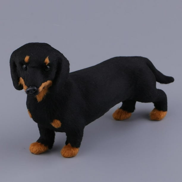 Las estatuas de mascota de juguete de modelo pretenden jugar manualidades para el cumpleaños niños de Navidad Hugo Figura de acción para perros