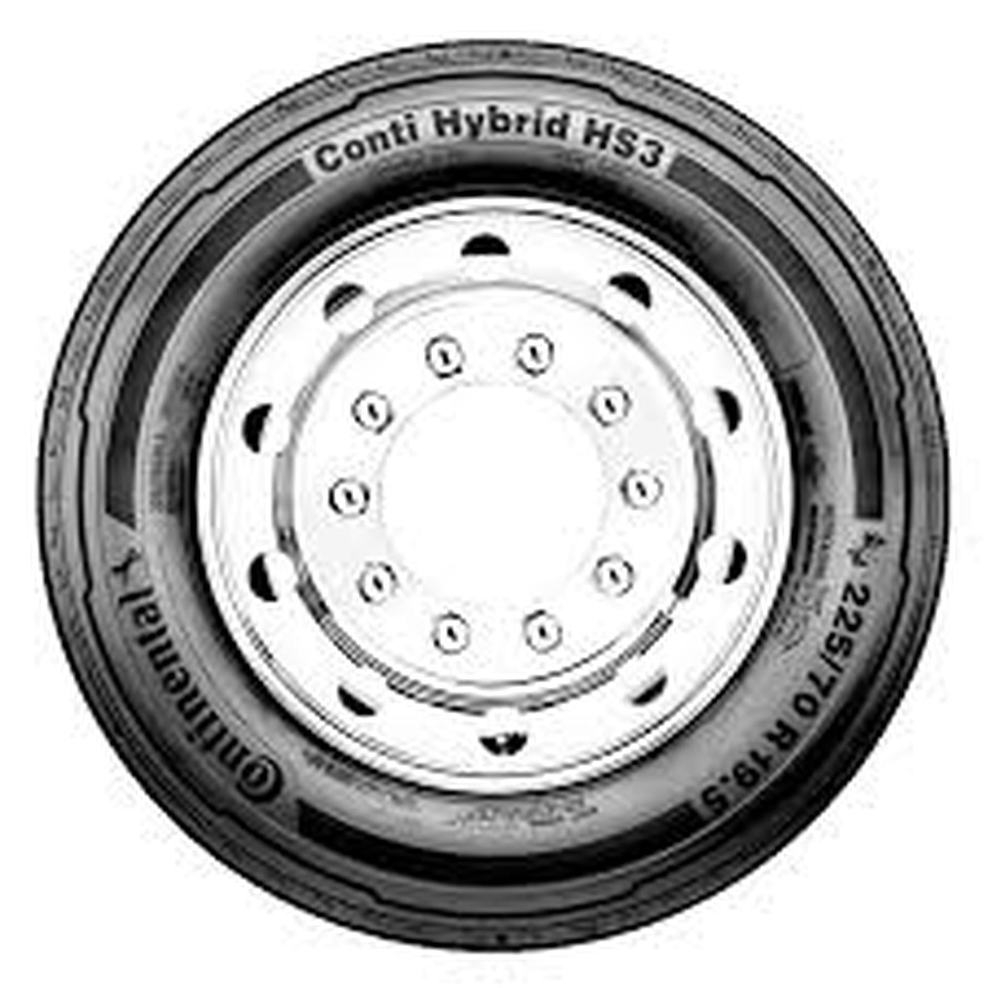 Continental Conti Hybrid HS3 265/70R19.5 140/138M G Tire simolary.com 11 Continental Conti Hybrid HS3 265/70R19.5 140/138M G Tire - Image 3