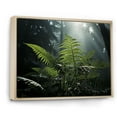 thumbnail image 2 of Designart "A Close Up Photo of Ferns VII" Floral Floater Framed Wall Decor, 2 of 7