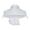 White large flower f, variant on Ywmsfl Elizabethan Fake Collar Costume Colonial Jabot Ruffled Detachable Necktie Choker Party Props Unisex