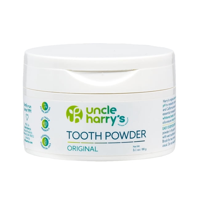 Polvo dental natural ayurvédico Uncle Harry's 88 g