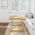 thumbnail image 5 of Plank+Beam 48" Dining Table for 4, Classic Farmhouse Solid Wood Kitchen Table, Blonde Wirebrush, 5 of 9