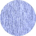 thumbnail image 1 of Ahgly Company Indoor Round Abstract Blue Contemporary Area Rugs, 4' Round, 1 of 4
