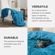 thumbnail image 5 of Manta Bedsure GentleSoft Fuzzy Sherpa de Piel Sintética para Cama Individual Azul, 5 of 9