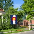 thumbnail image 6 of Colorado Flag House Flag Double Side Garden Flag For Outside Room House Yard Indoor 28" X 40", 6 of 6